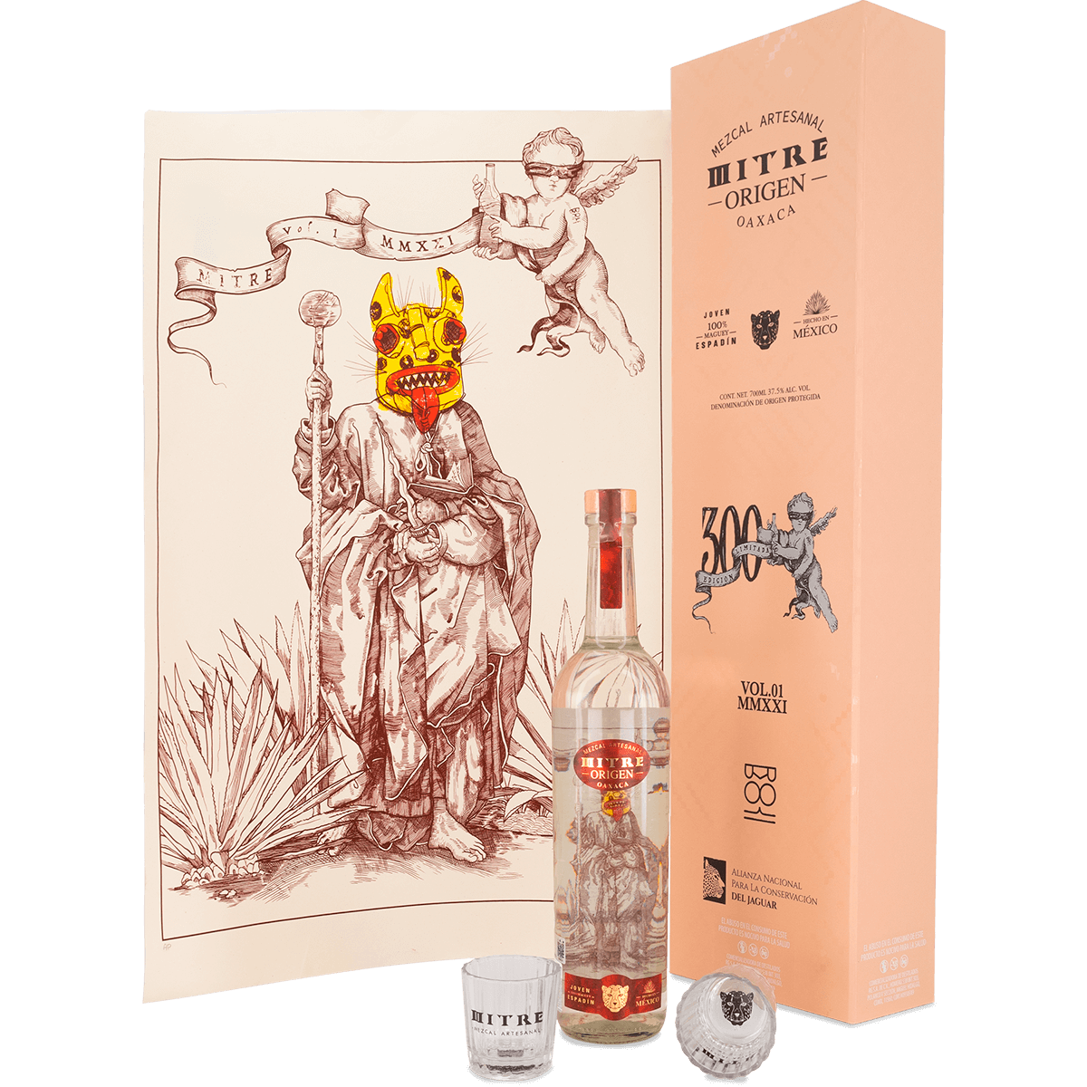Producto Mezcal Mitre Origen 300 (Conservacion Jaguar)