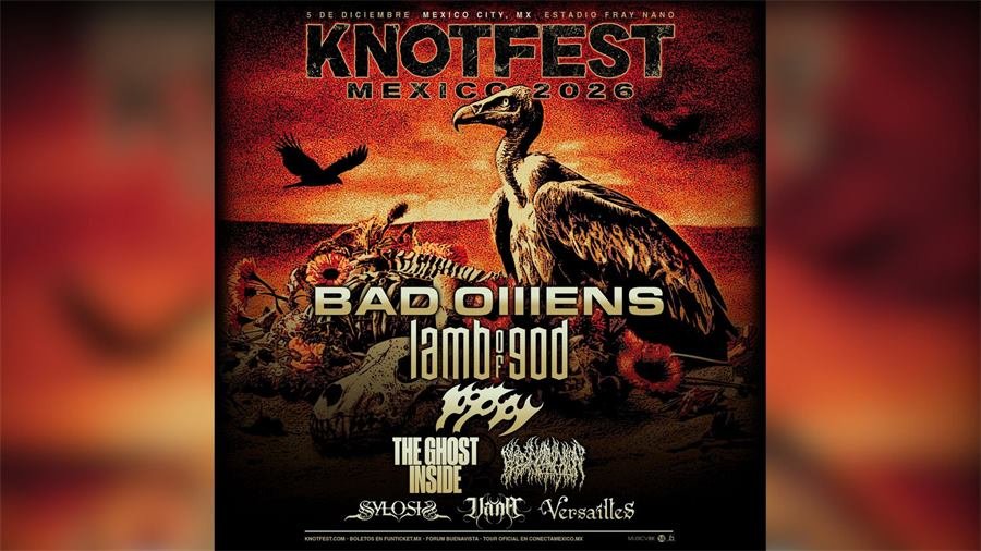 Poster de Festival KNOTFEST Mexico 2026