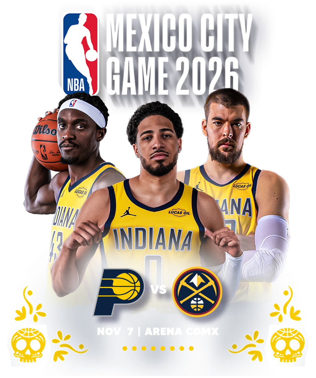 Poster de NBA Mexico City Game 2026 Nuggets vs Pacers